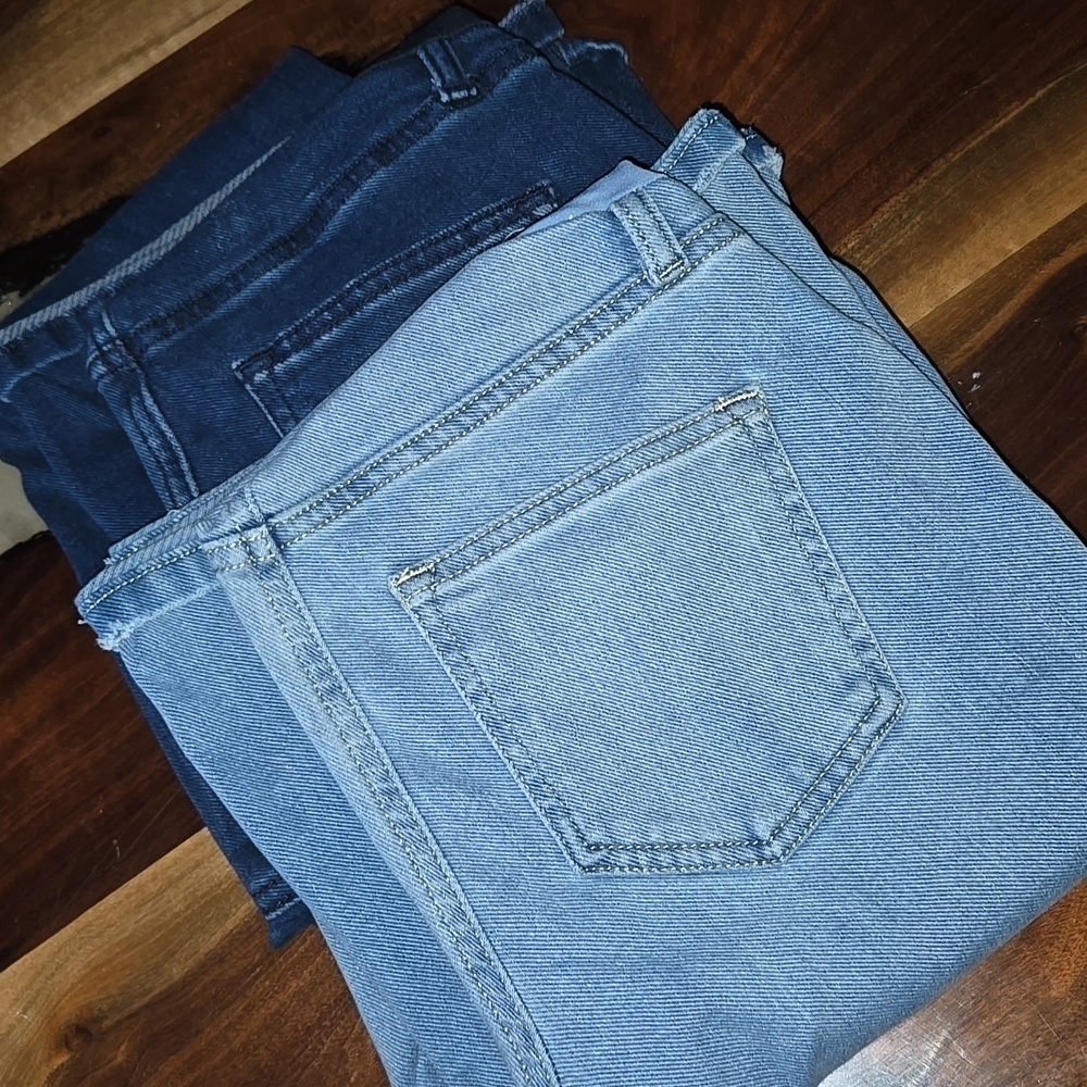 Sonoma Women’s Flare & Wide Leg Jeans - Light Blue and Dark Blue